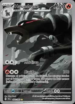 Houndoom card in Spanish