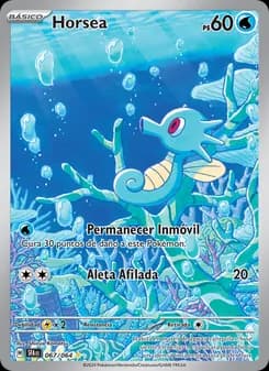 Horsea card in Spanish