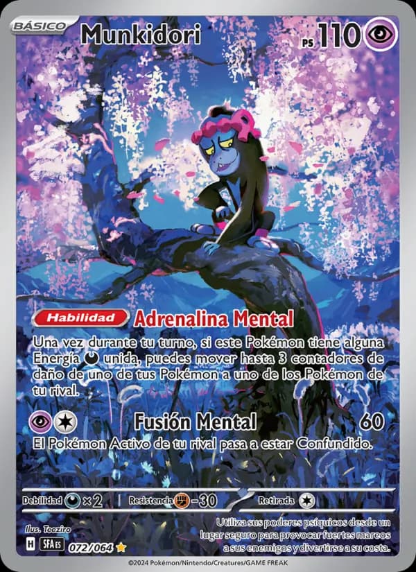 Munkidori card in Spanish