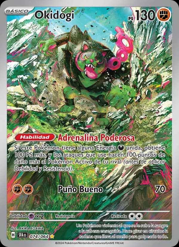 Okidogi card in Spanish