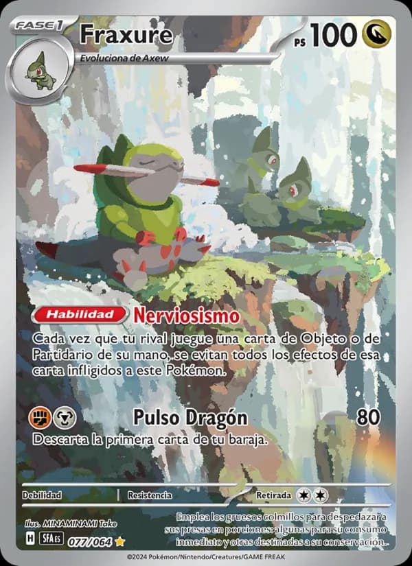 Fraxure card in Spanish