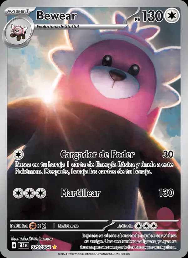 Bewear card in Spanish