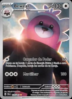 Bewear card in Spanish