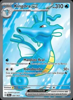 Kingdra ex card in Spanish