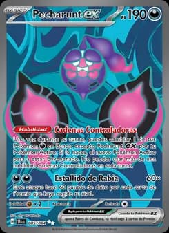 Pecharunt ex card in Spanish