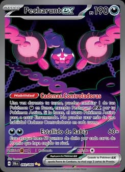 Pecharunt ex card in Spanish