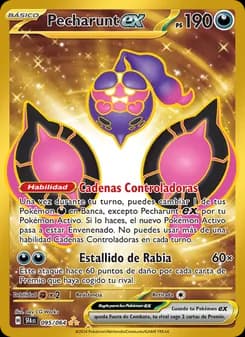 Pecharunt ex card in Spanish