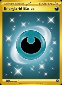 Energía Darkness Básica card in Spanish