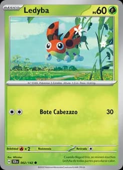 Ledyba card in Spanish