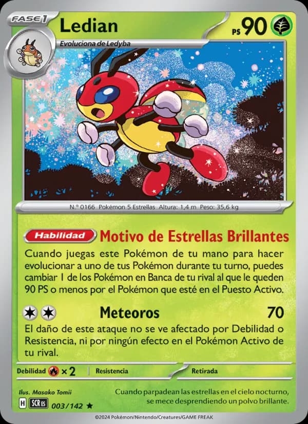 Ledian card in Spanish