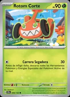 Rotom Corte card in Spanish