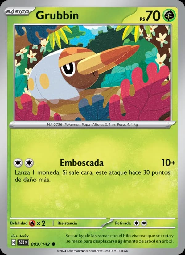Grubbin card in Spanish