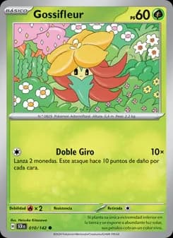 Gossifleur card in Spanish
