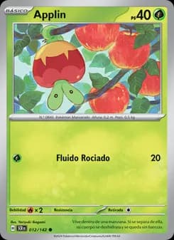 Applin card in Spanish