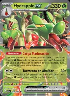 Hydrapple ex card in Spanish