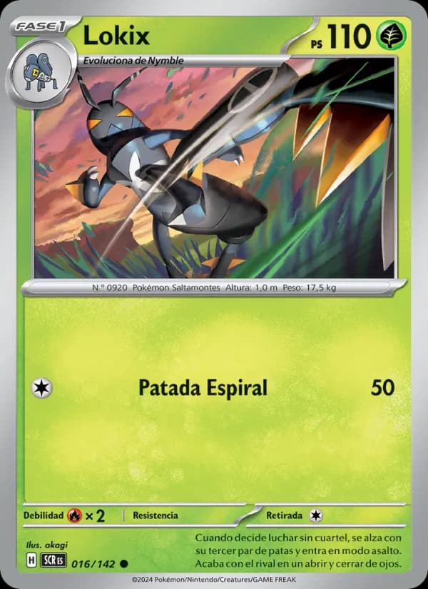 Lokix card in Spanish