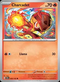 Charcadet card in Spanish