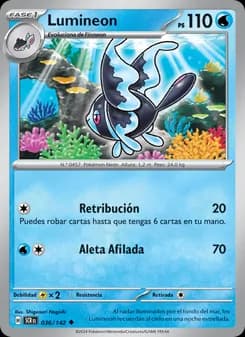 Lumineon card in Spanish