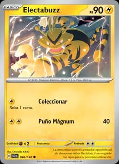 Electabuzz card in Spanish