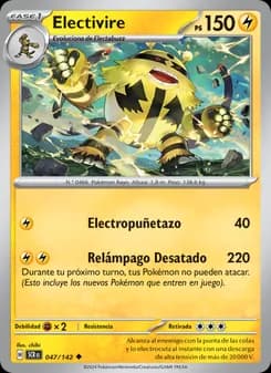 Electivire card in Spanish