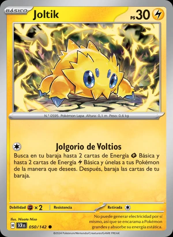 Joltik card in Spanish
