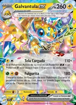 Galvantula ex card in Spanish