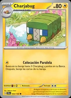 Charjabug card in Spanish