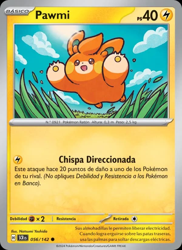 Pawmi card in Spanish