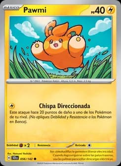 Pawmi card in Spanish