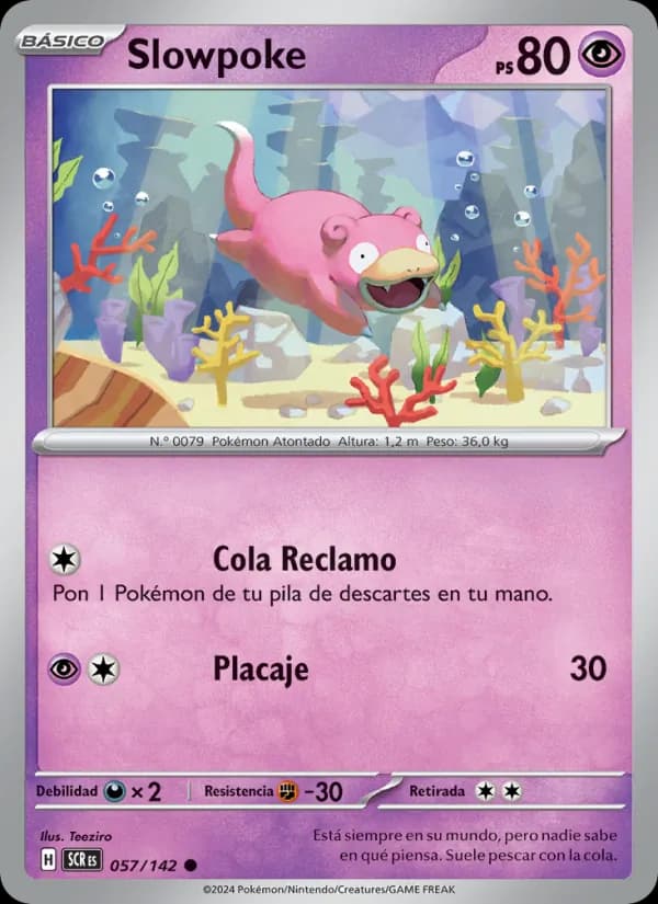 Slowpoke card in Spanish