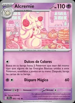Alcremie card in Spanish