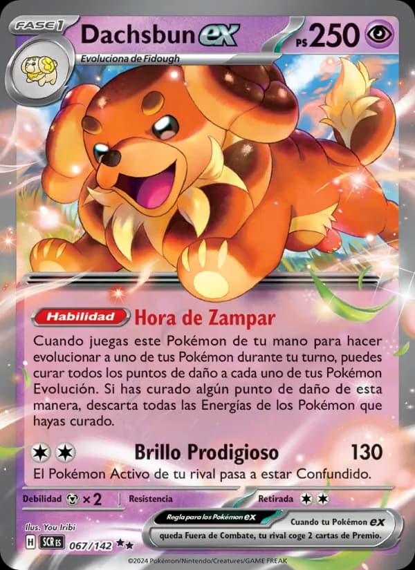 Dachsbun ex card in Spanish