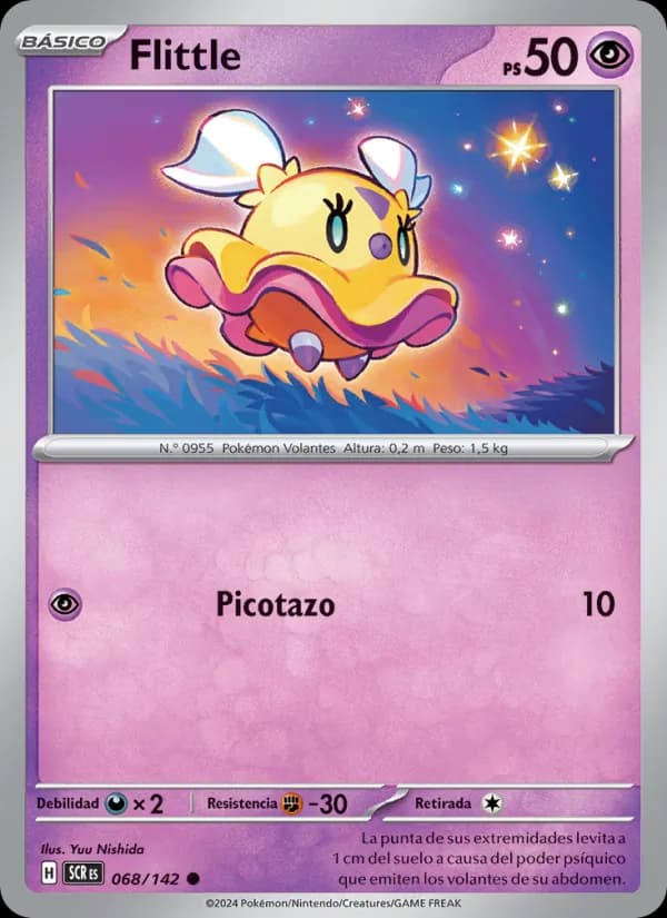 Flittle card in Spanish