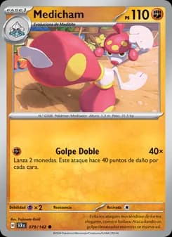 Medicham card in Spanish