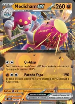 Medicham ex card in Spanish