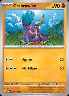 Crabrawler card in Spanish