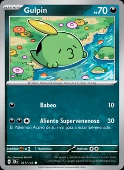 Gulpin card in Spanish