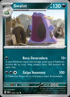 Swalot card in Spanish