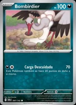 Bombirdier card in Spanish