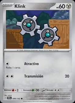Klink card in Spanish
