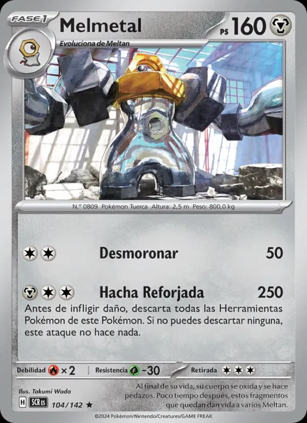Melmetal card in Spanish
