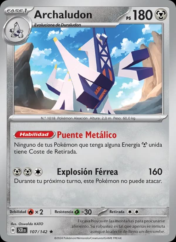 Archaludon card in Spanish