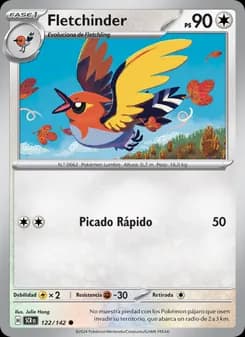 Fletchinder card in Spanish