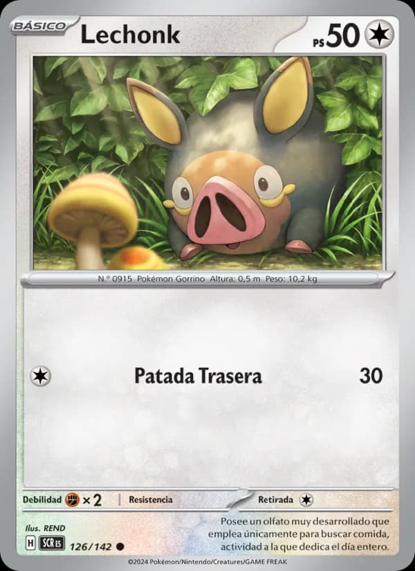 Lechonk card in Spanish
