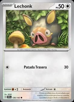 Lechonk card in Spanish