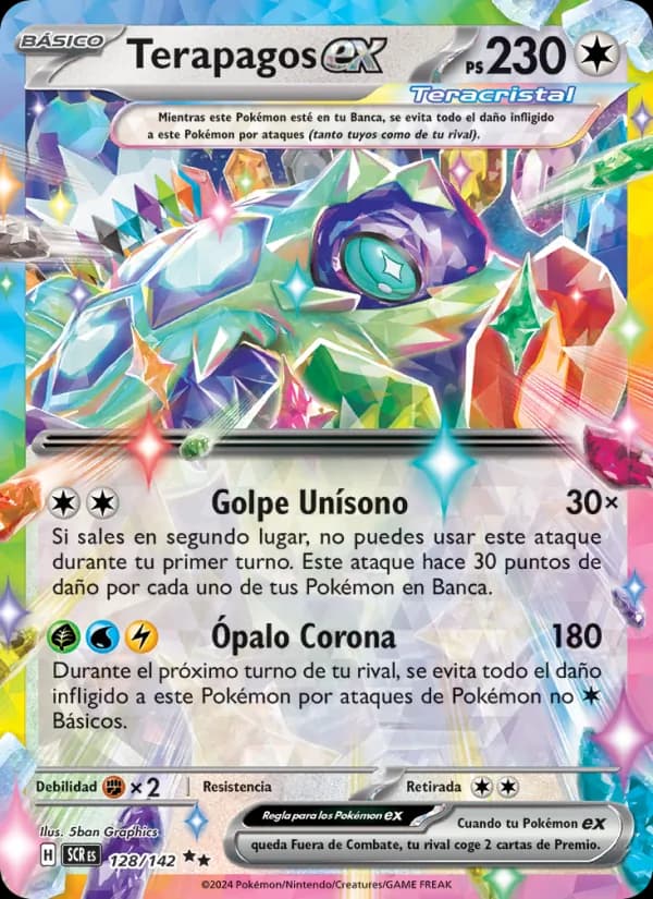 Terapagos ex card in Spanish