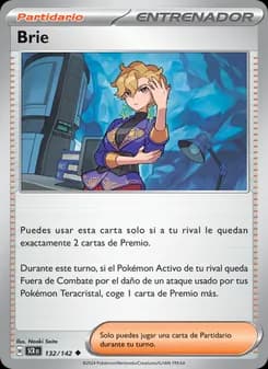 Brie card in Spanish