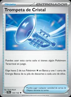 Trompeta de Cristal card in Spanish