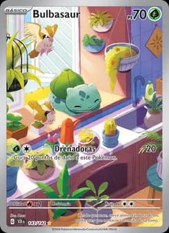 Bulbasaur card in Spanish