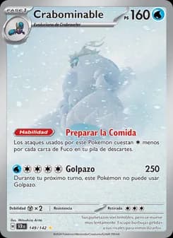 Crabominable card in Spanish
